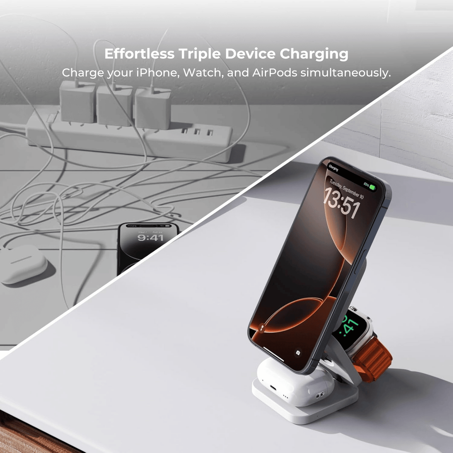 Apple MagSafe 3-in-1 Wireless Charging Station